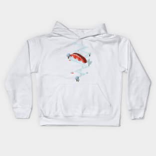 Isometric Winter Bridge Kids Hoodie